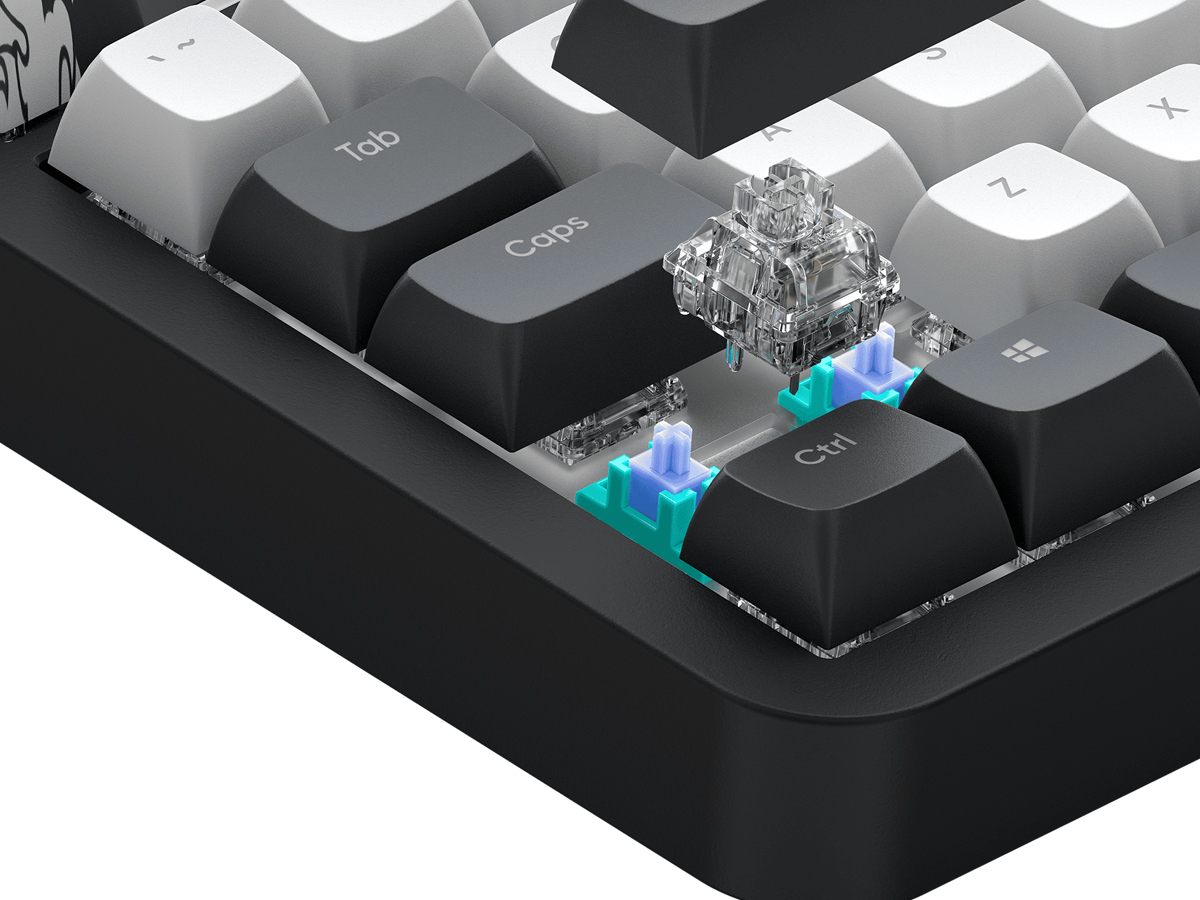 Kabelgebundene Gaming-Tastatur Dark Project ALU Bushido