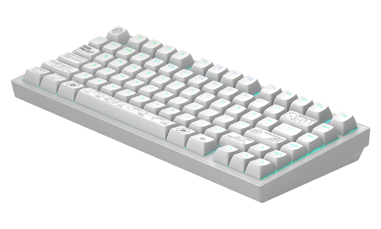 Dark Project ALU Terra Nova White Wireless