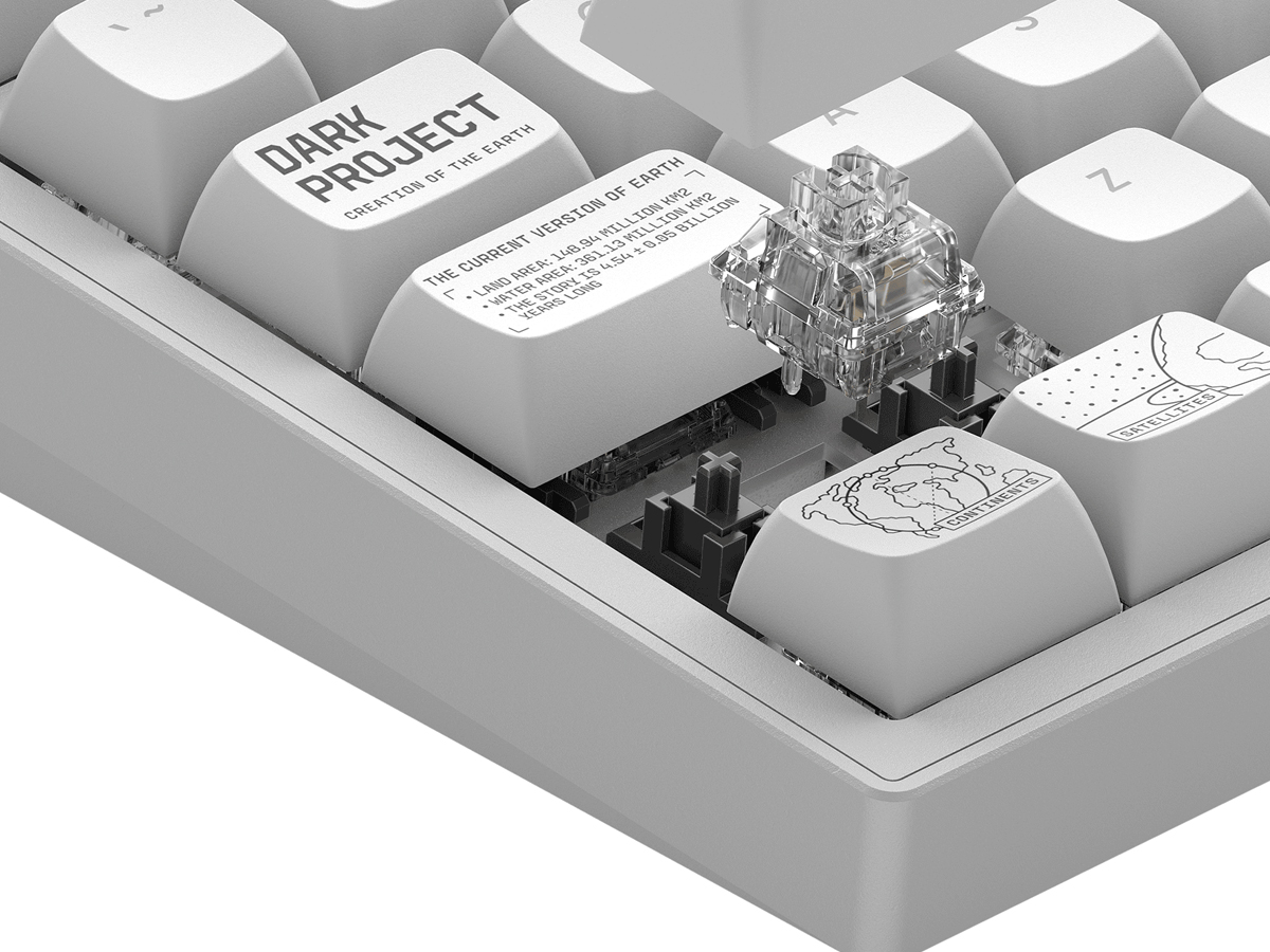 Dark Project ALU Terra Nova White Wireless