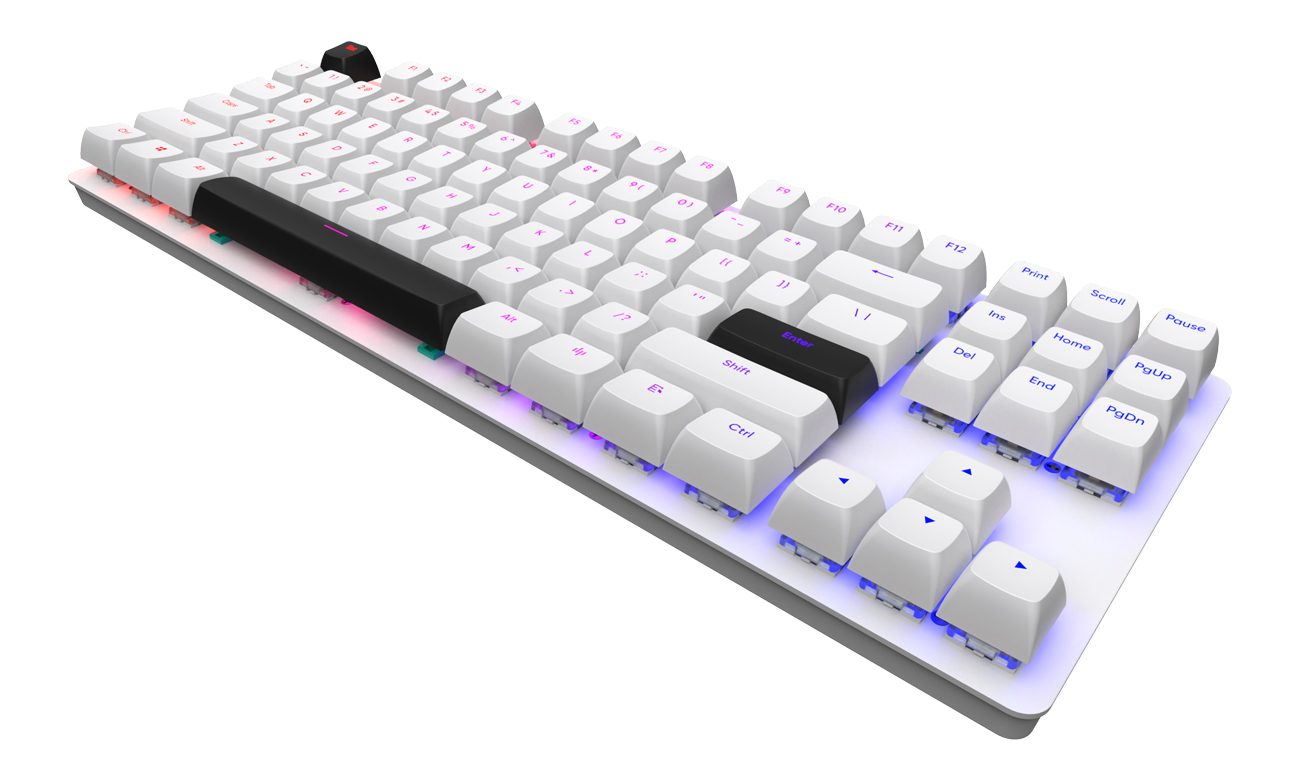 Mechanische Tastatur Dark Project DPO87 White TKL G3MS Sapphire Hot-Swap