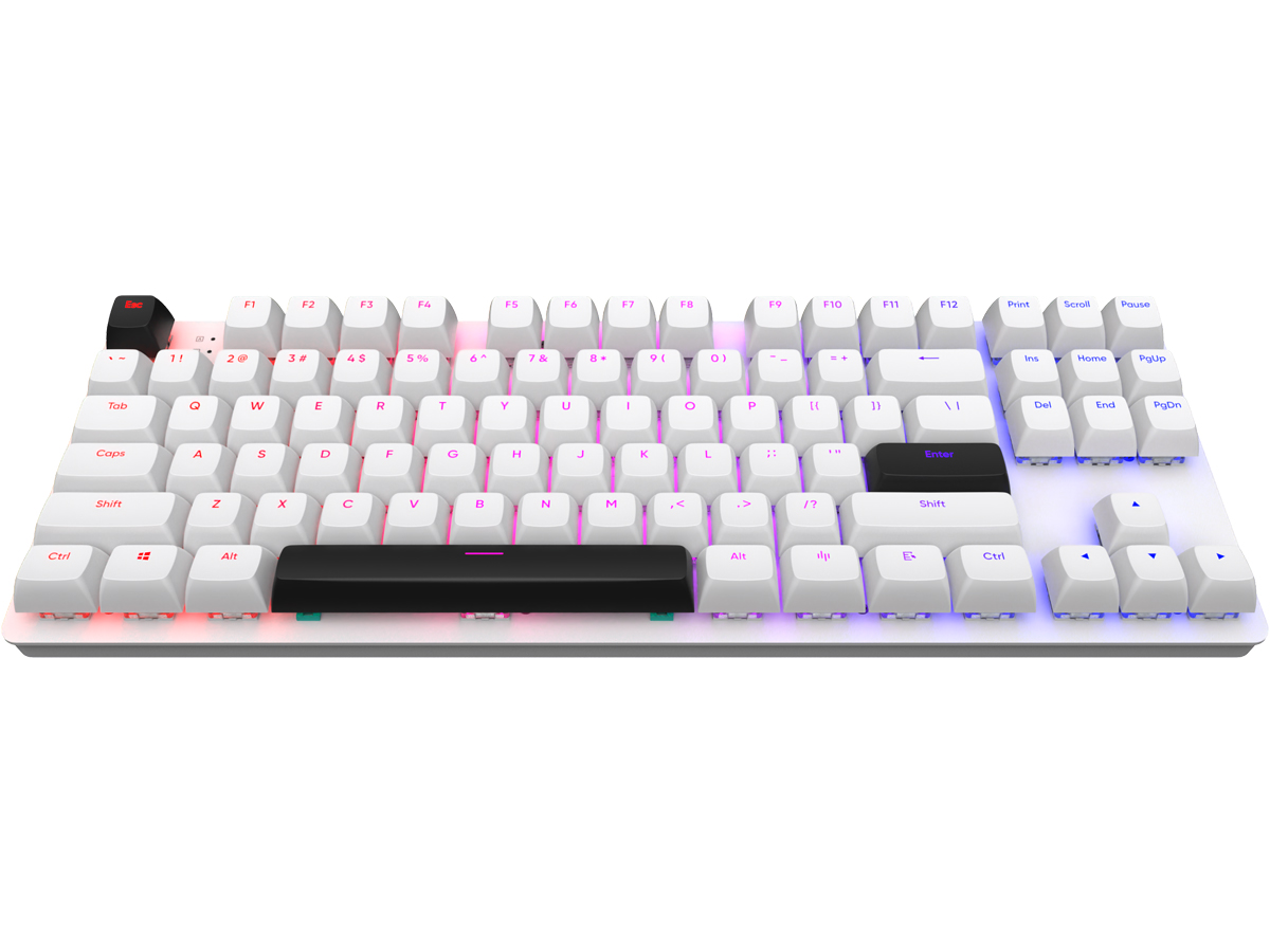 Mechanische Tastatur Dark Project DPO87 White TKL G3MS Sapphire Hot-Swap