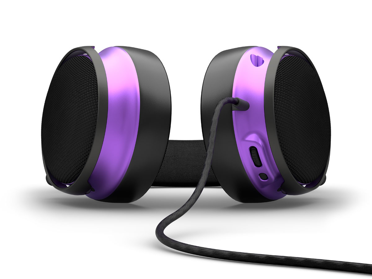 Kabelgebene Dark Project SONO Wired Czarne - Unteransicht im Winkel