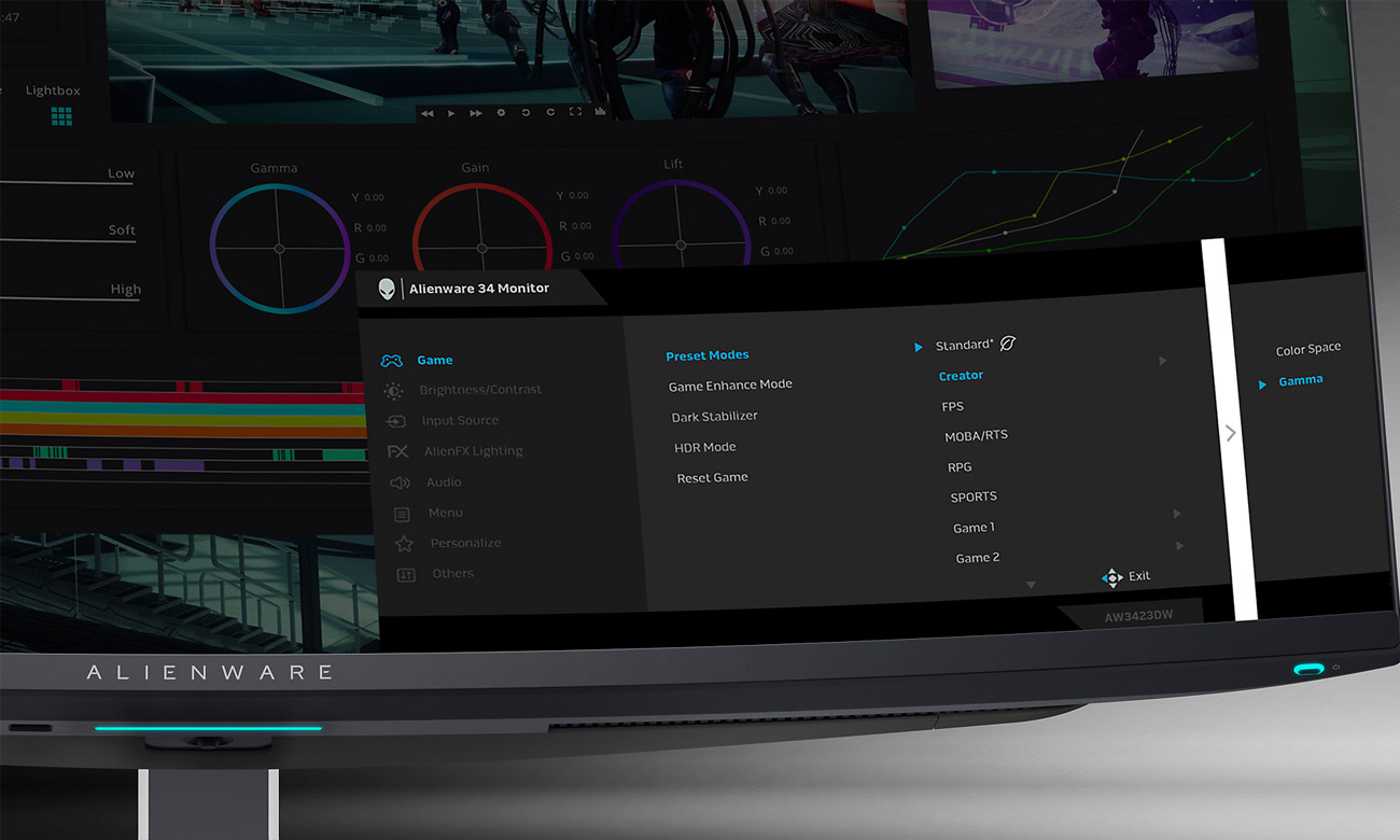 Gaming-Monitor Dell Alienware AW3423DW