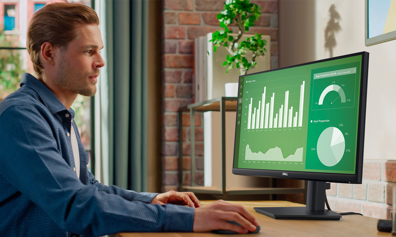 Monitor für Zuhause und Büro Dell E2424HS