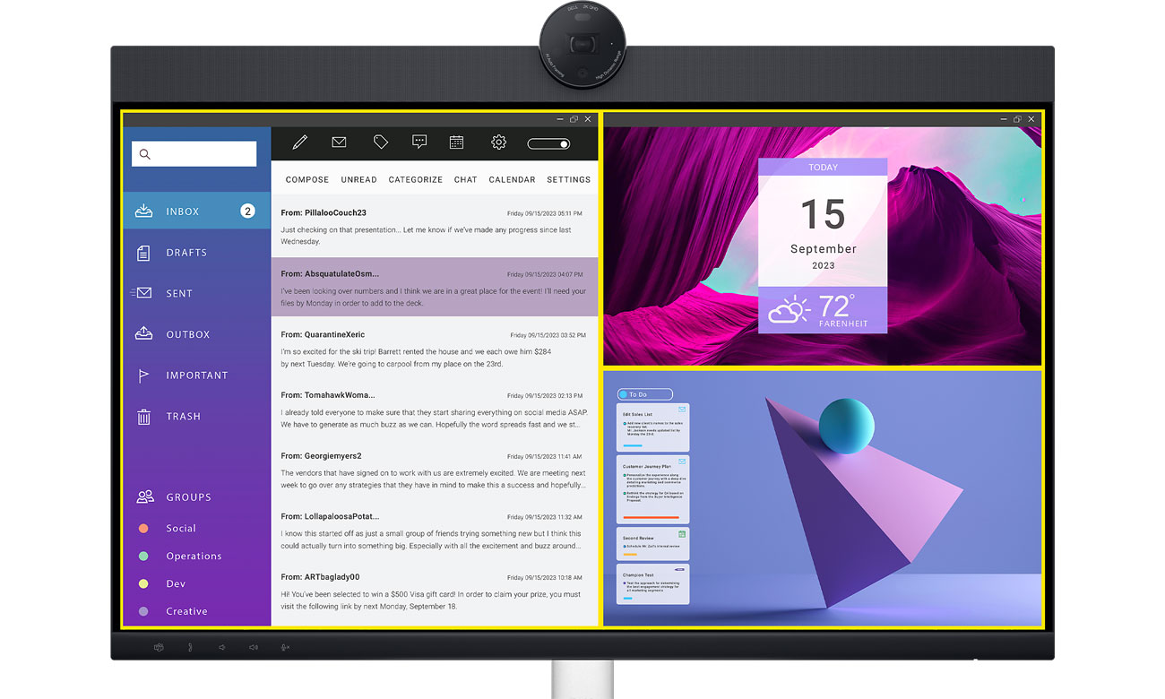 Verbessertes Dell Display Manager