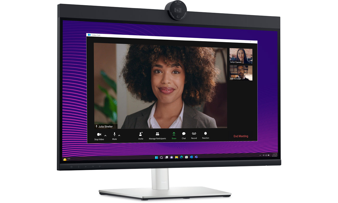 Dell P2724DEB Vorderansicht schräg