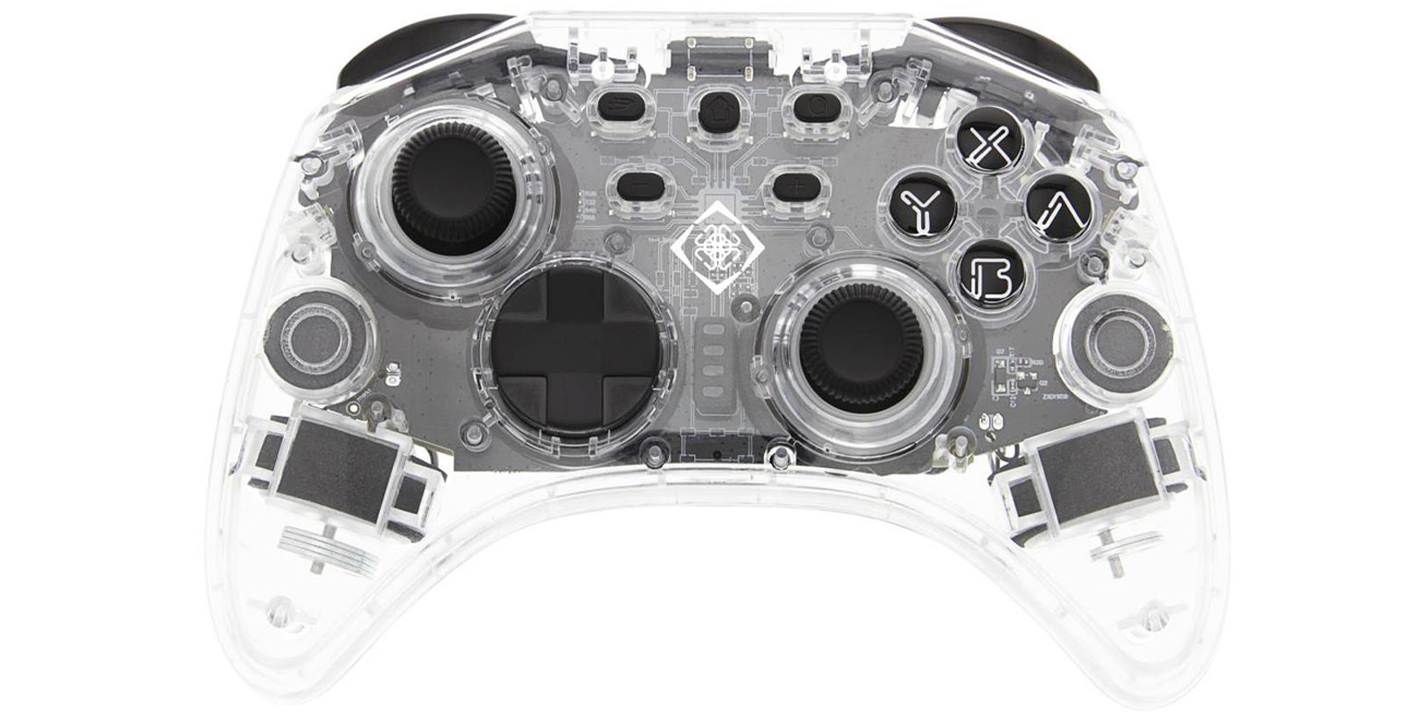 Deltaco Drahtloses transparentes RGB für Switch/PC/Android