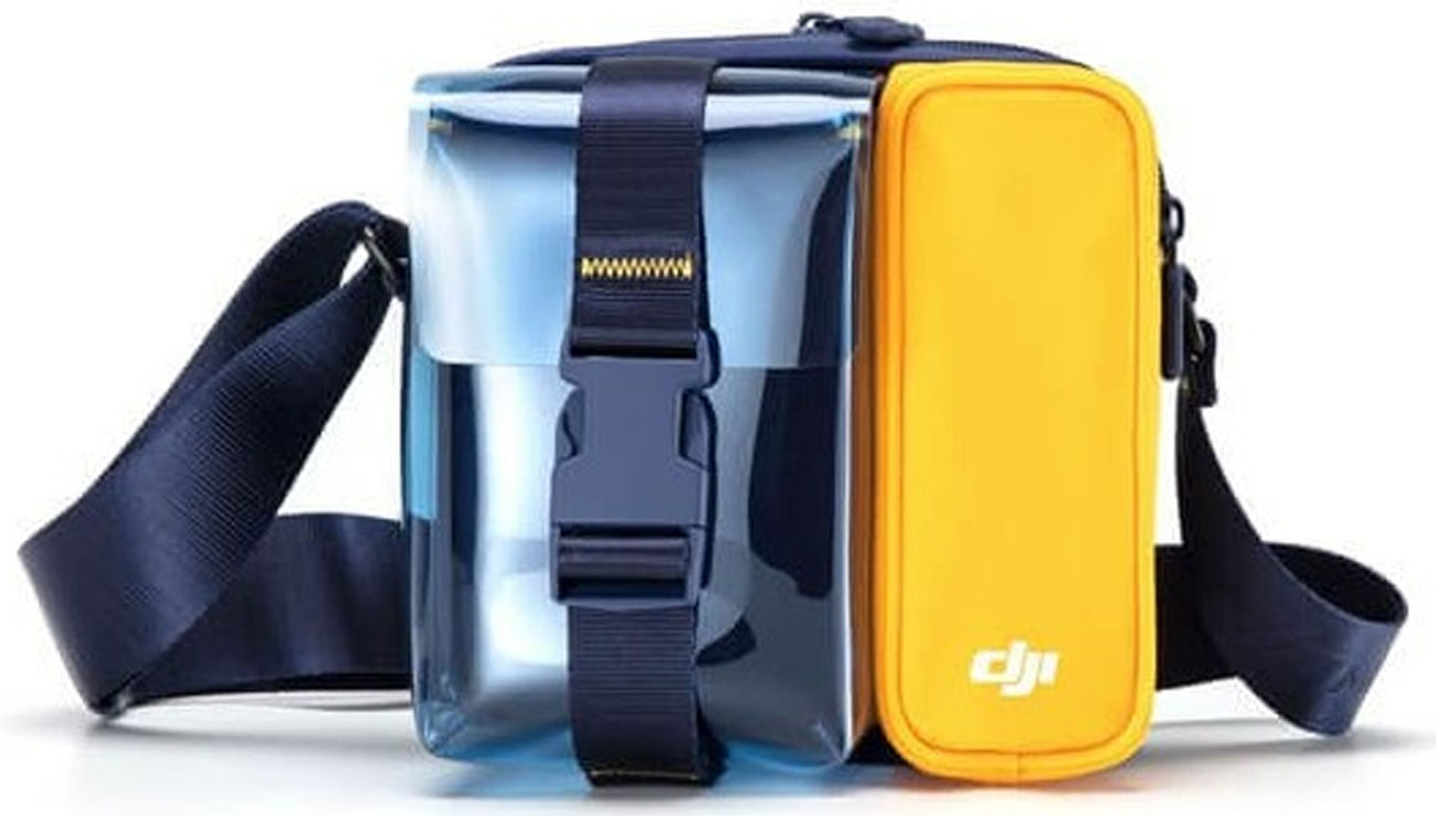 Tasche Mini Bag für Drohne DJI Mavic Mini blau-gelb