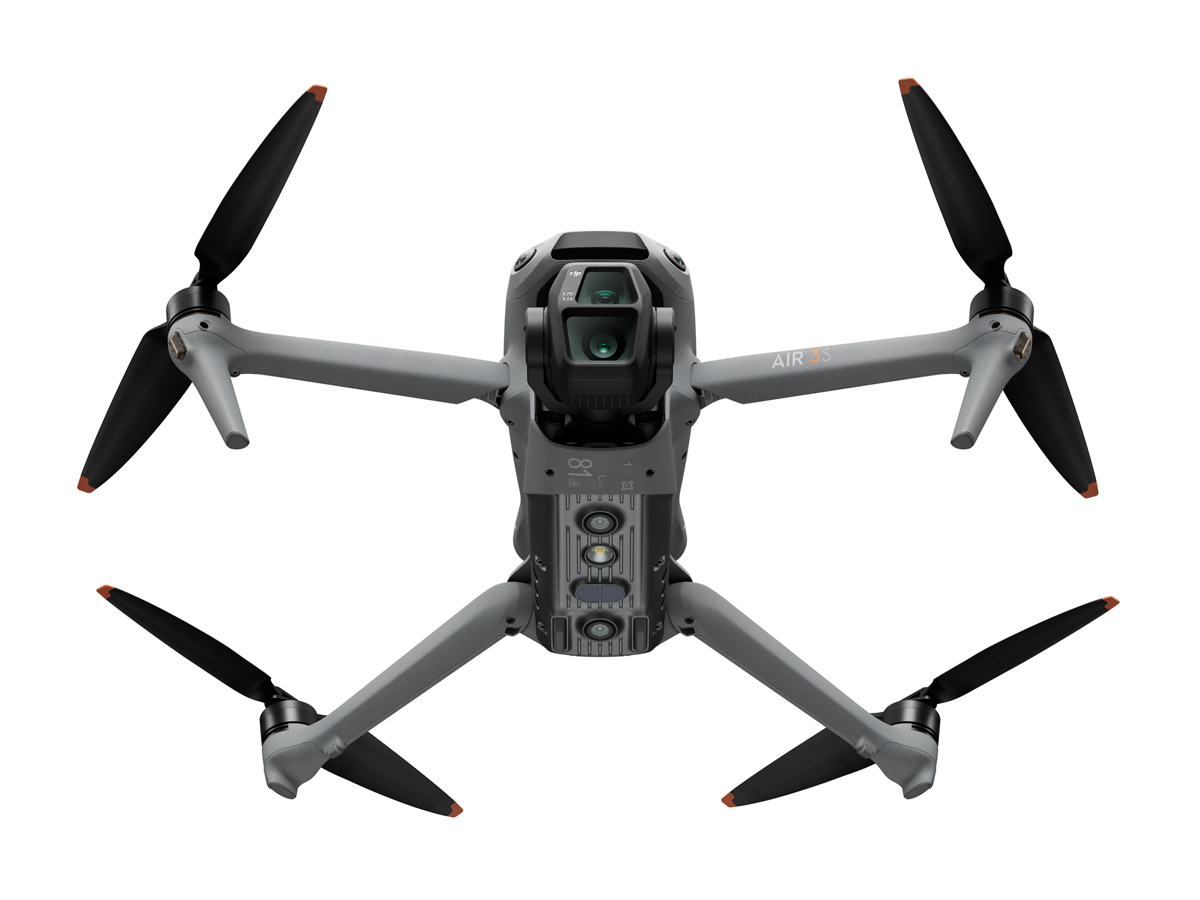 Dron DJI Air 3S - Ansicht von unten