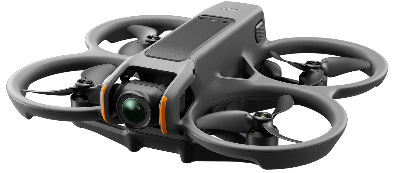 Dron DJI Avata 2 - Widok od przodu pod kątem