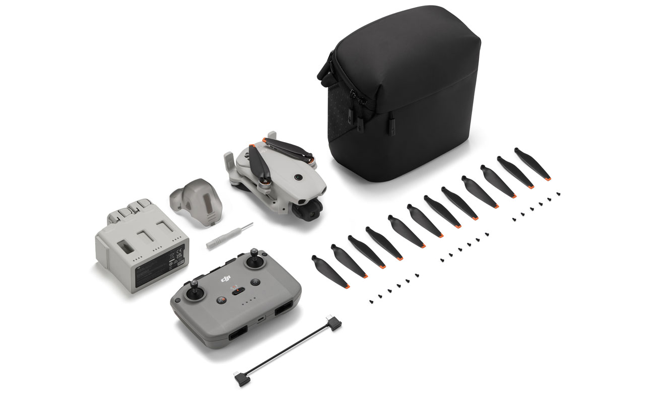 Inhalt des DJI Lito 1 Fly More Combo (DJI RC-N3)