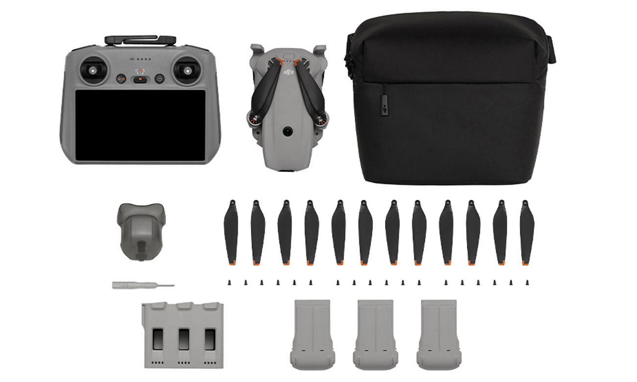 Inhalt des DJI Lito X1 Fly More Combo Plus (DJI RC 2)