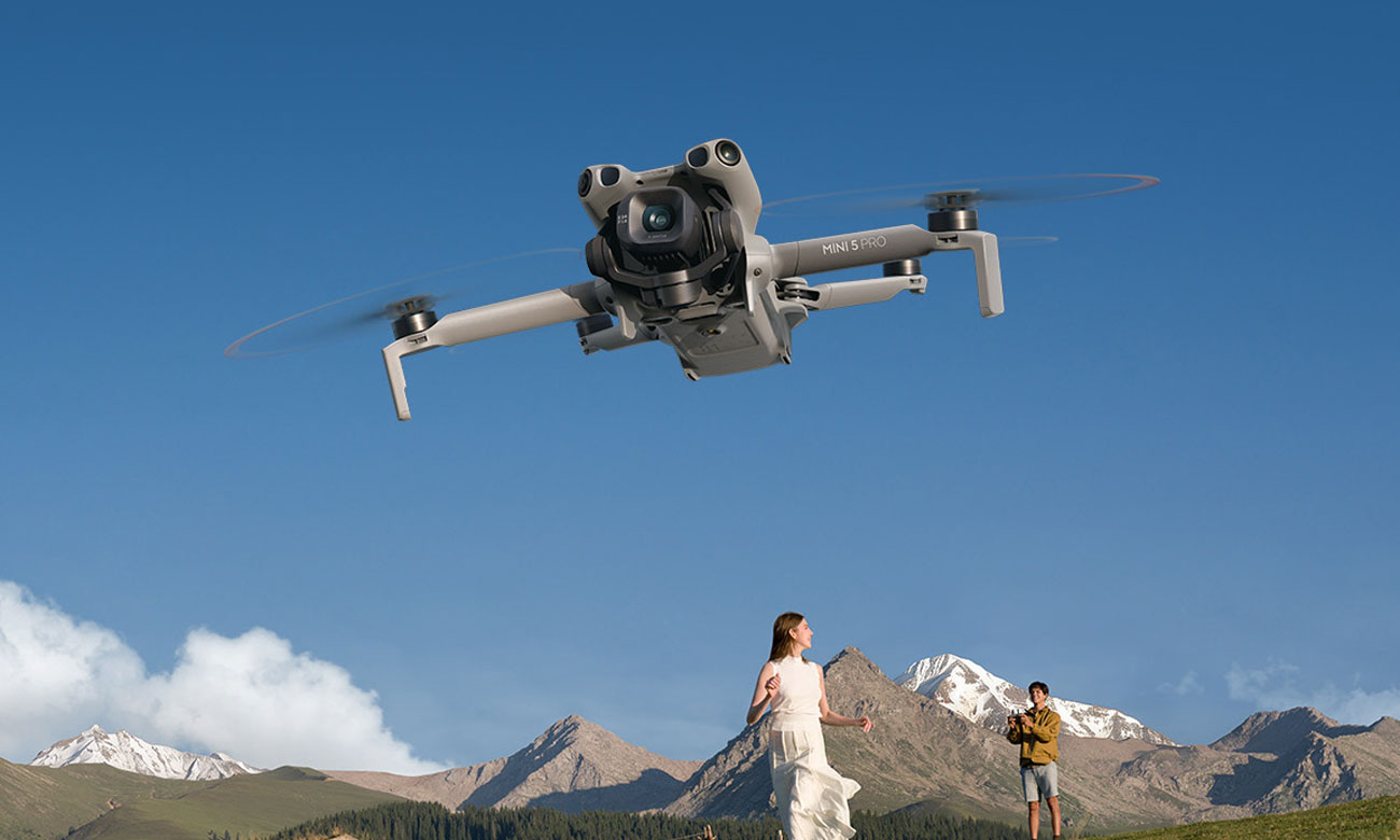 Dron DJI Mini 5 Pro - Lifestyle-Grafik