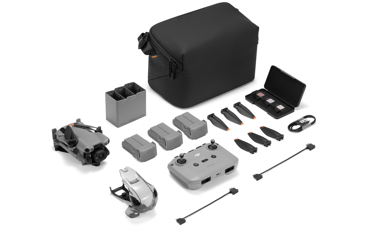 Inhalt des DJI Mini 5 Pro Fly More Combo (RC-N3)
