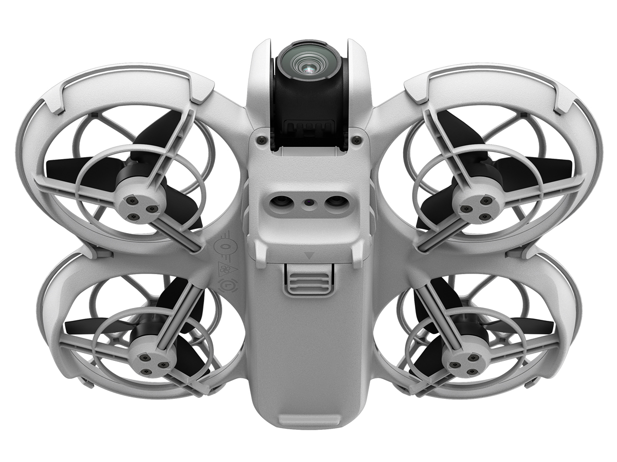 Drohne DJI Neo - Ansicht von unten