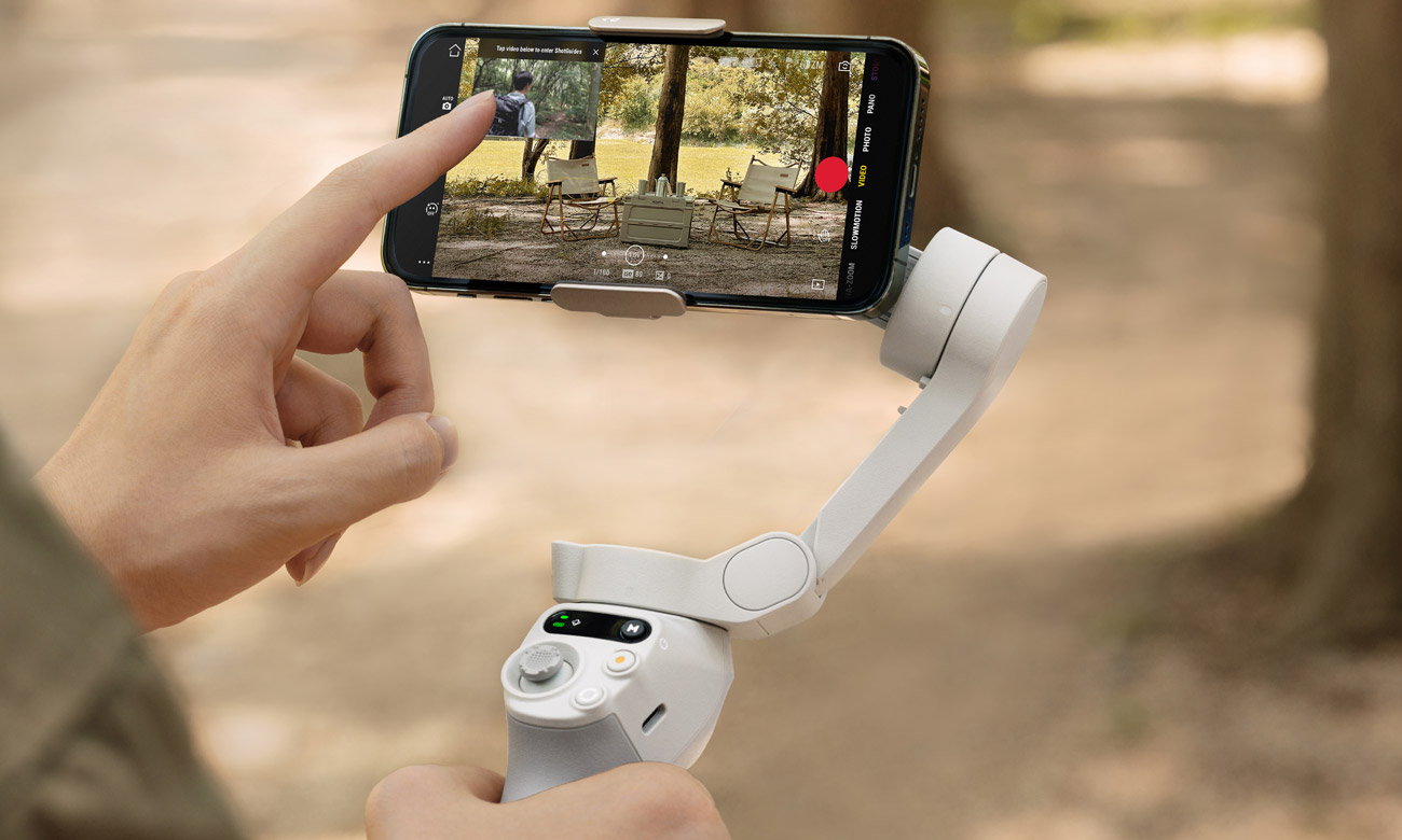 DJI Osmo Mobile SE sterowanie