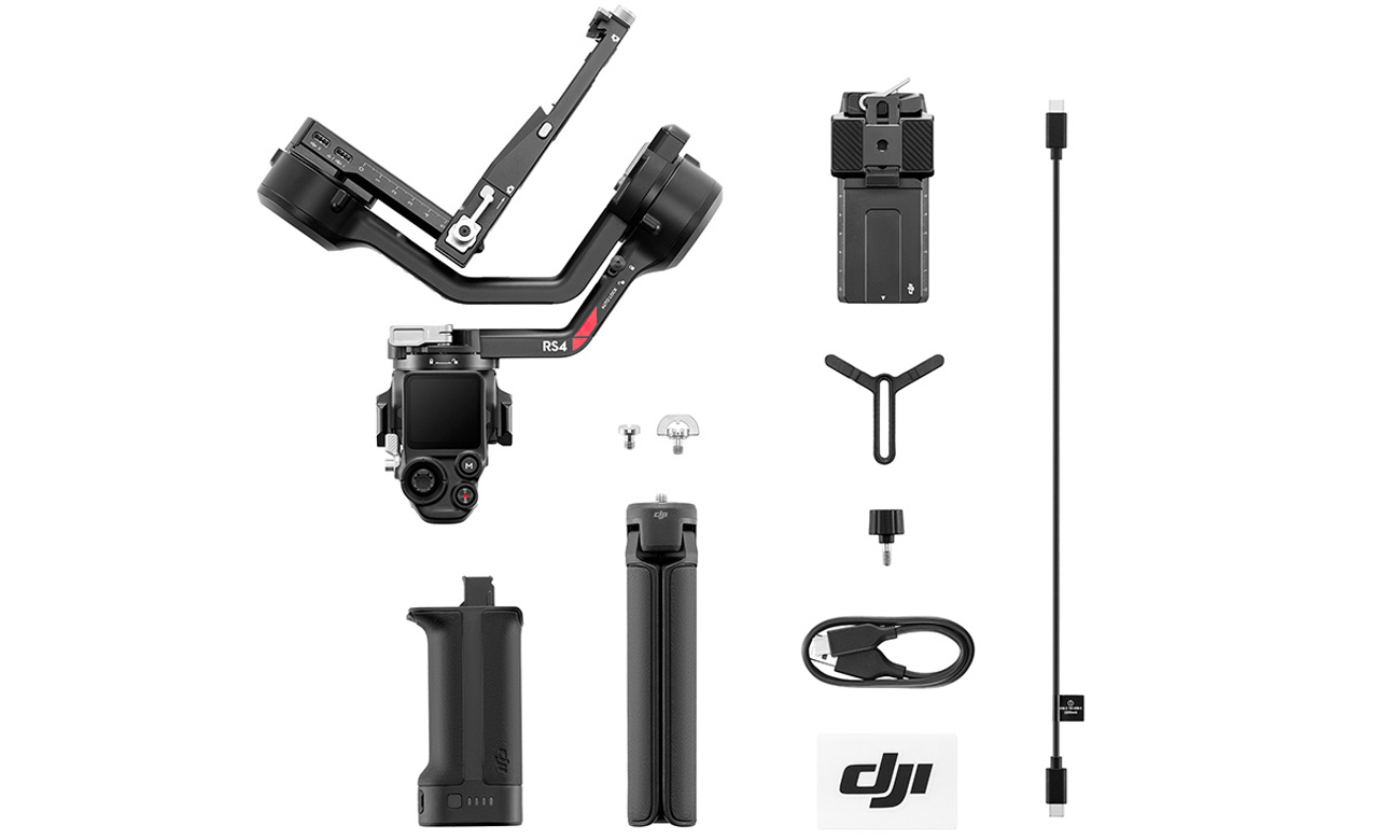 Gimbal DJI RS 4 - Zawartość zestawu standardowego