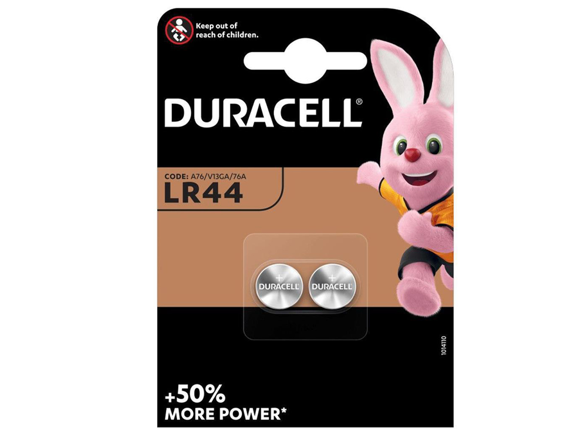 Batterie Duracell LR44 1.5V 2 Stück