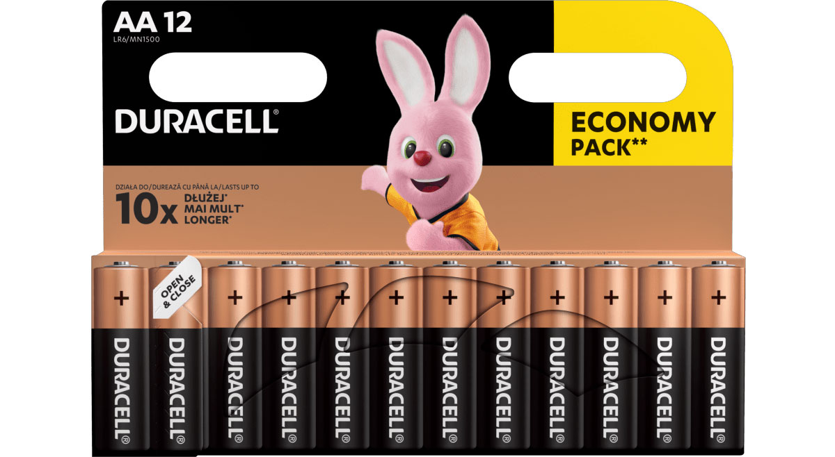 Batterien Duracell Basic AA/LR6 12 Stk. Blister