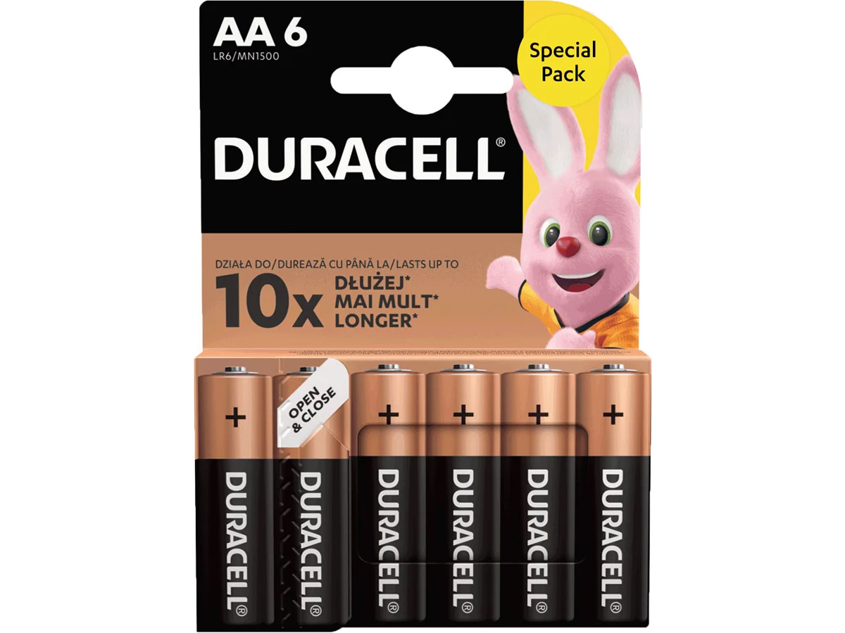 Batterien Duracell Basic AA/LR6 6 Stk. Blister