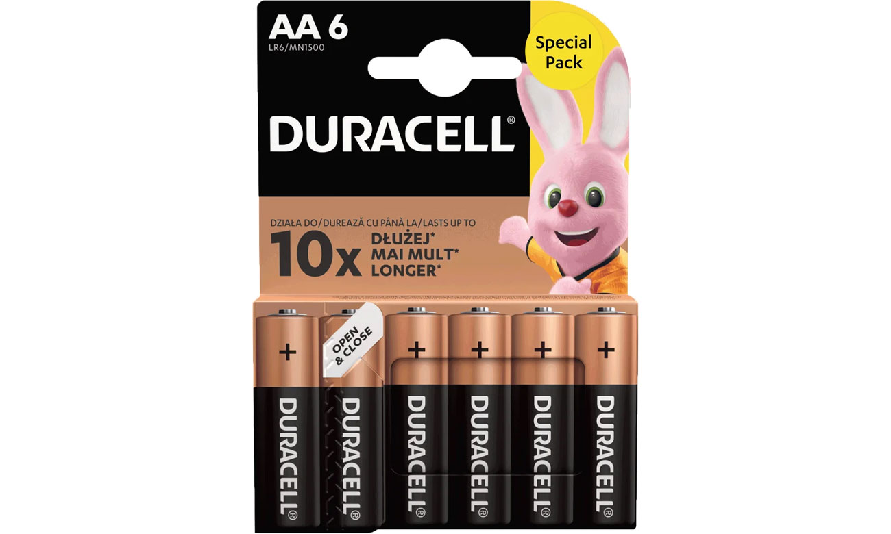 Batterien Duracell Basic AA/LR6 6 Stk. Blister