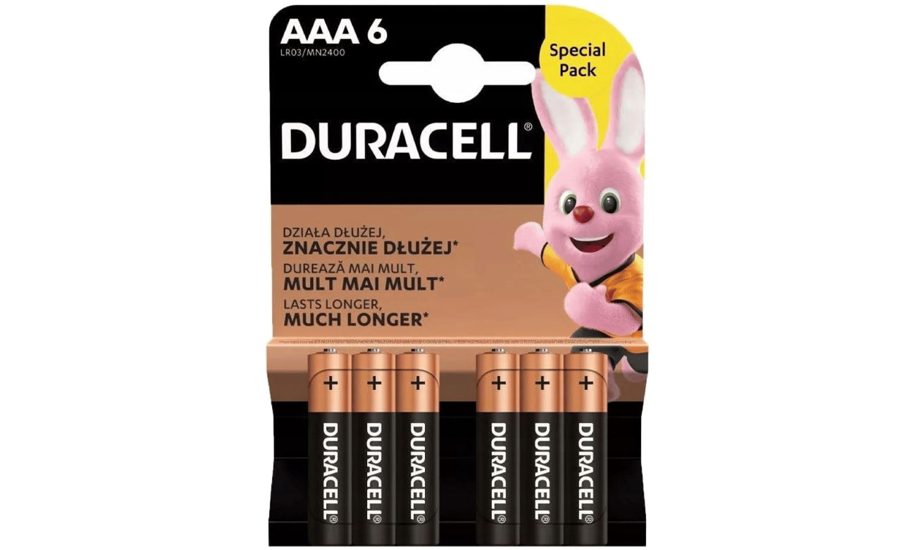 Duracell Basic AAA/LR3 Batterien 6 Stk. Blister