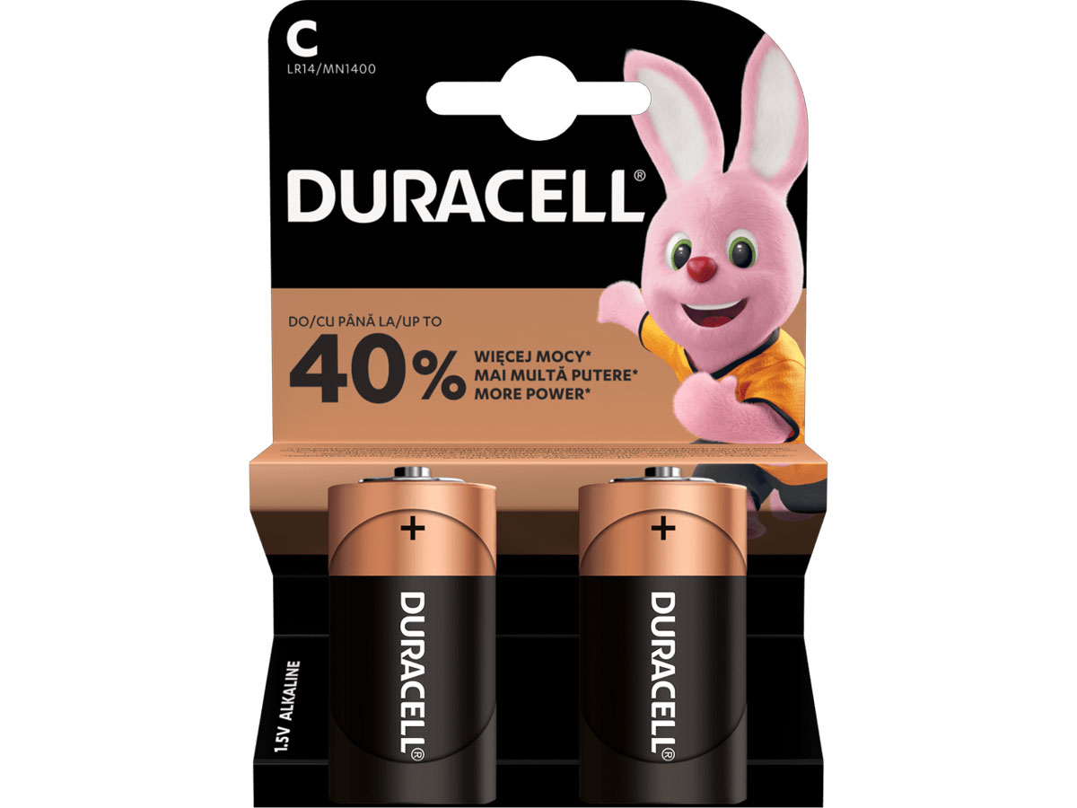 Duracell Basic C/LR14 K2 Batterien 2 Stk.