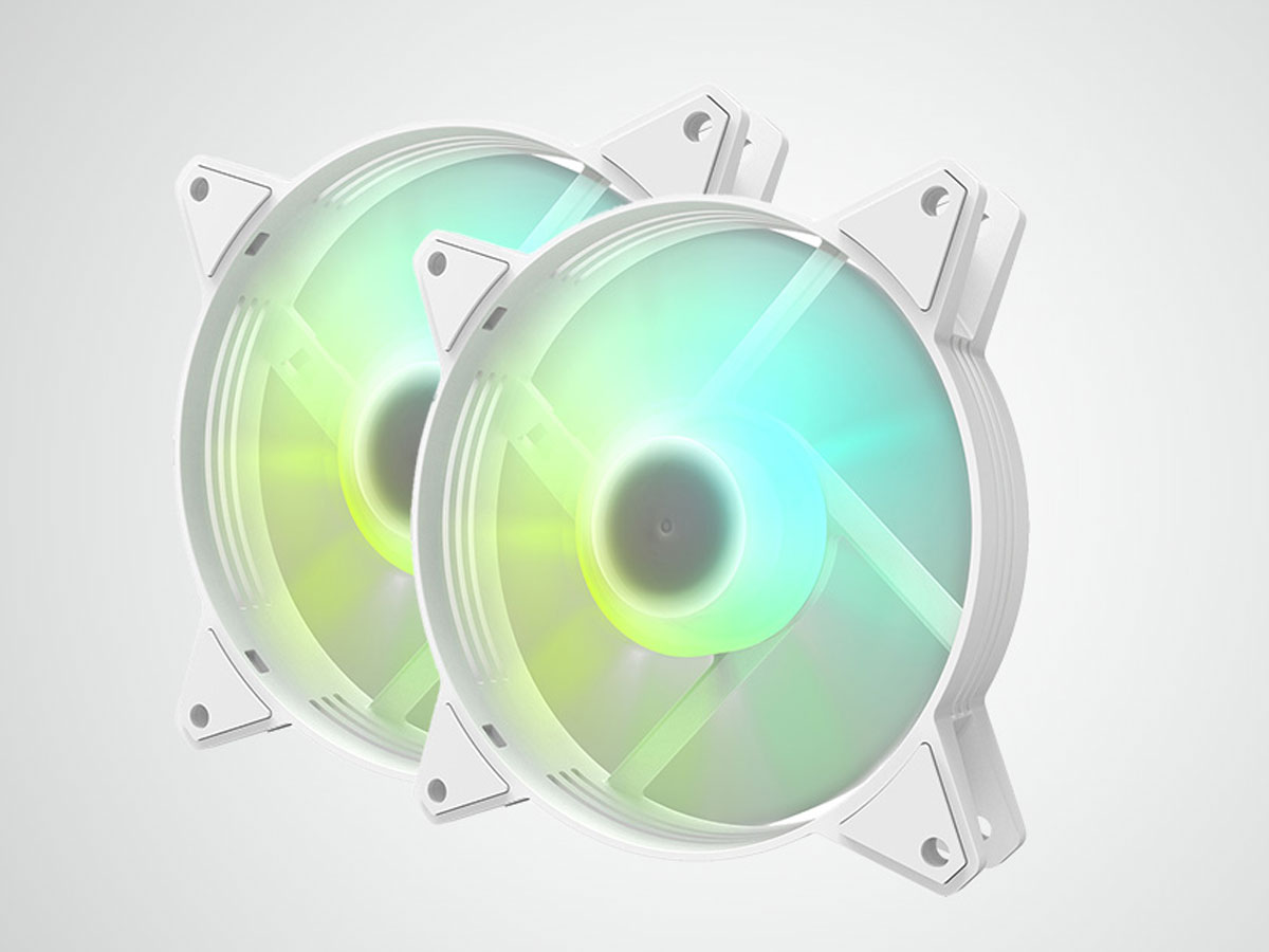 DarkFlash C6 Weiß Dreierpack 3x120mm