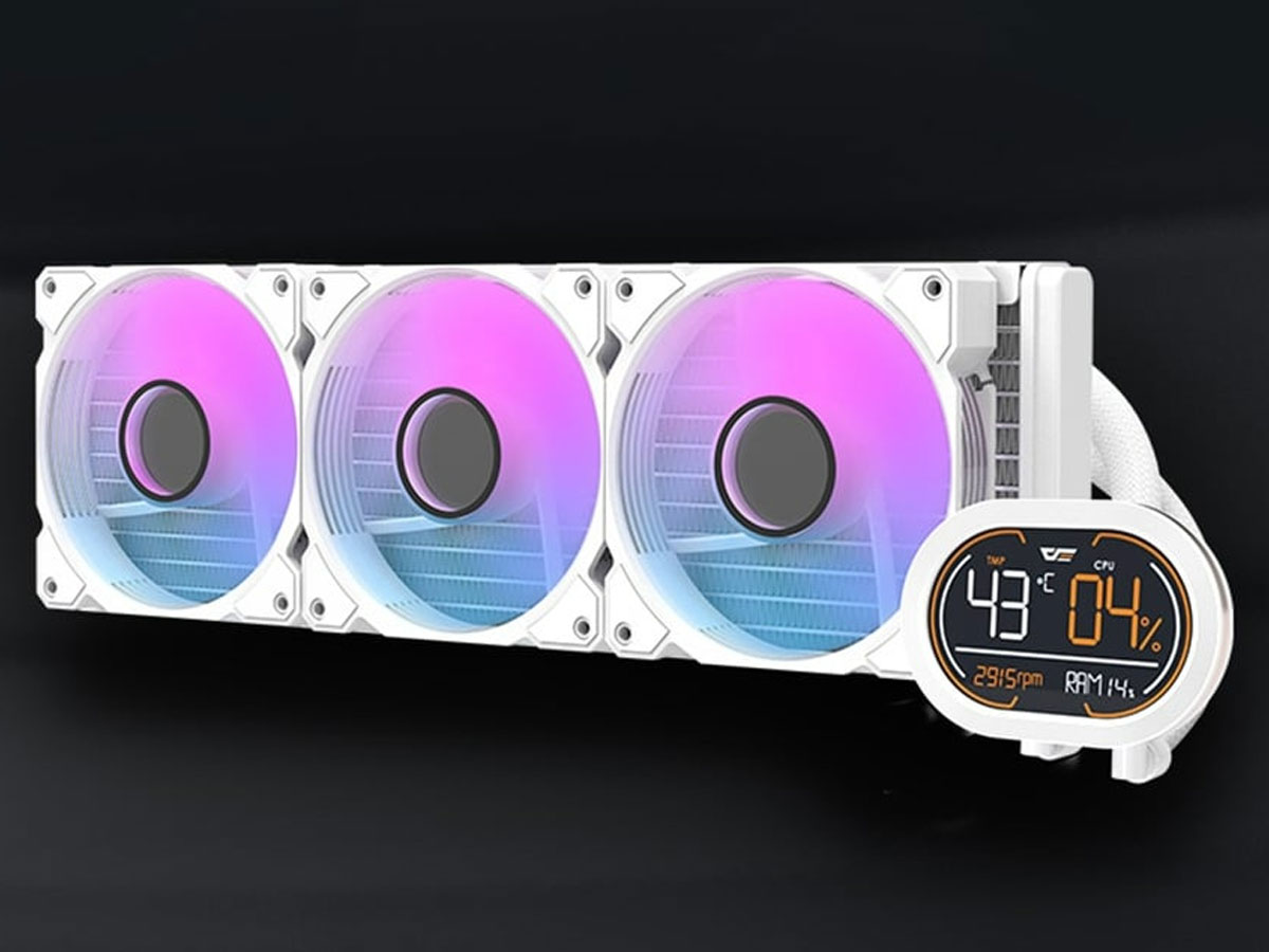 DarkFlash DH360D White 3x120mm