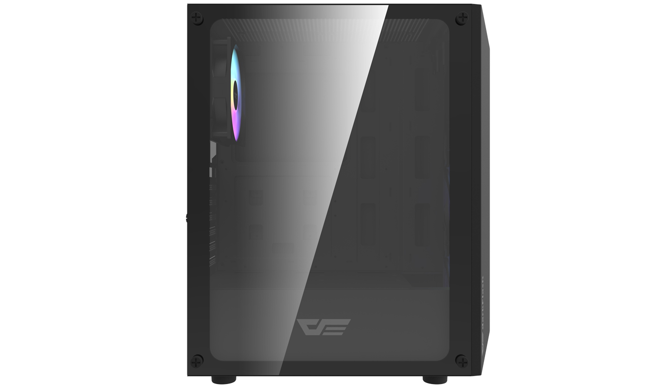 Computergehäuse DarkFlash DK151 LED Schwarz Inneres