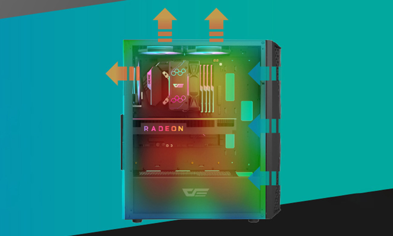 Computergehäuse DarkFlash DK352 Plus