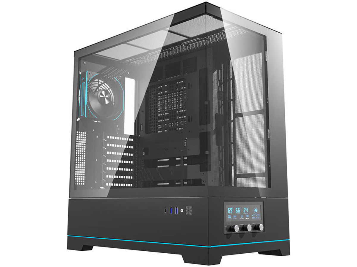 Gehäuse DarkFlash DY451 PRO Schwarz