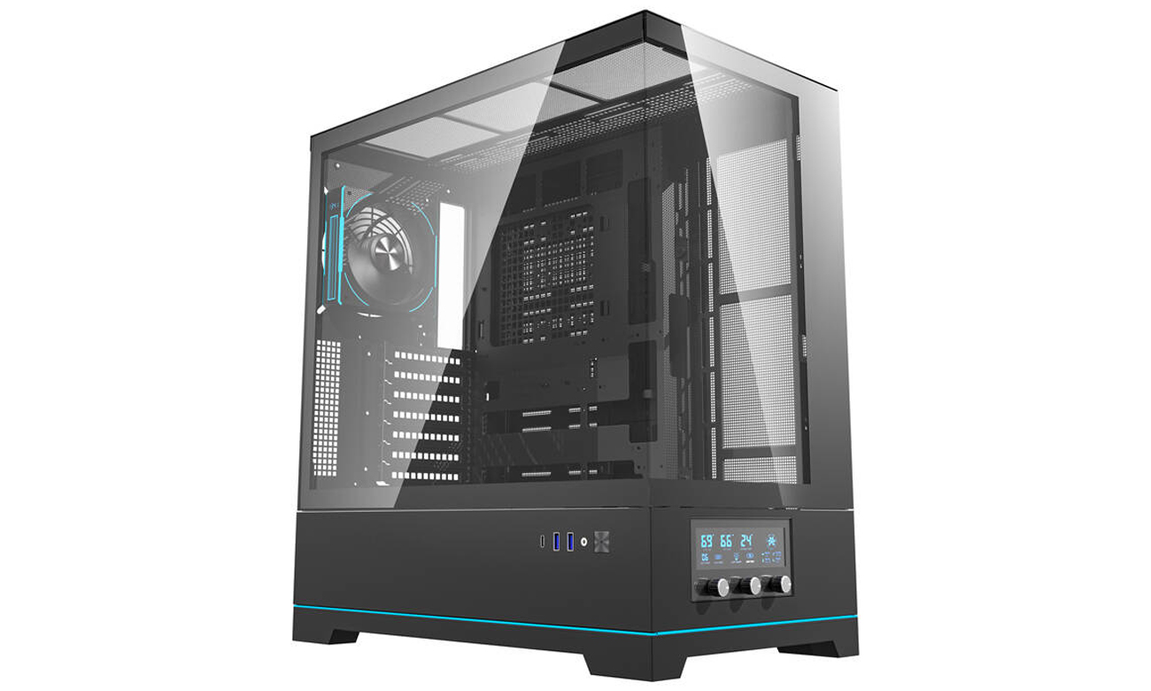 Gehäuse DarkFlash DY451 PRO Schwarz