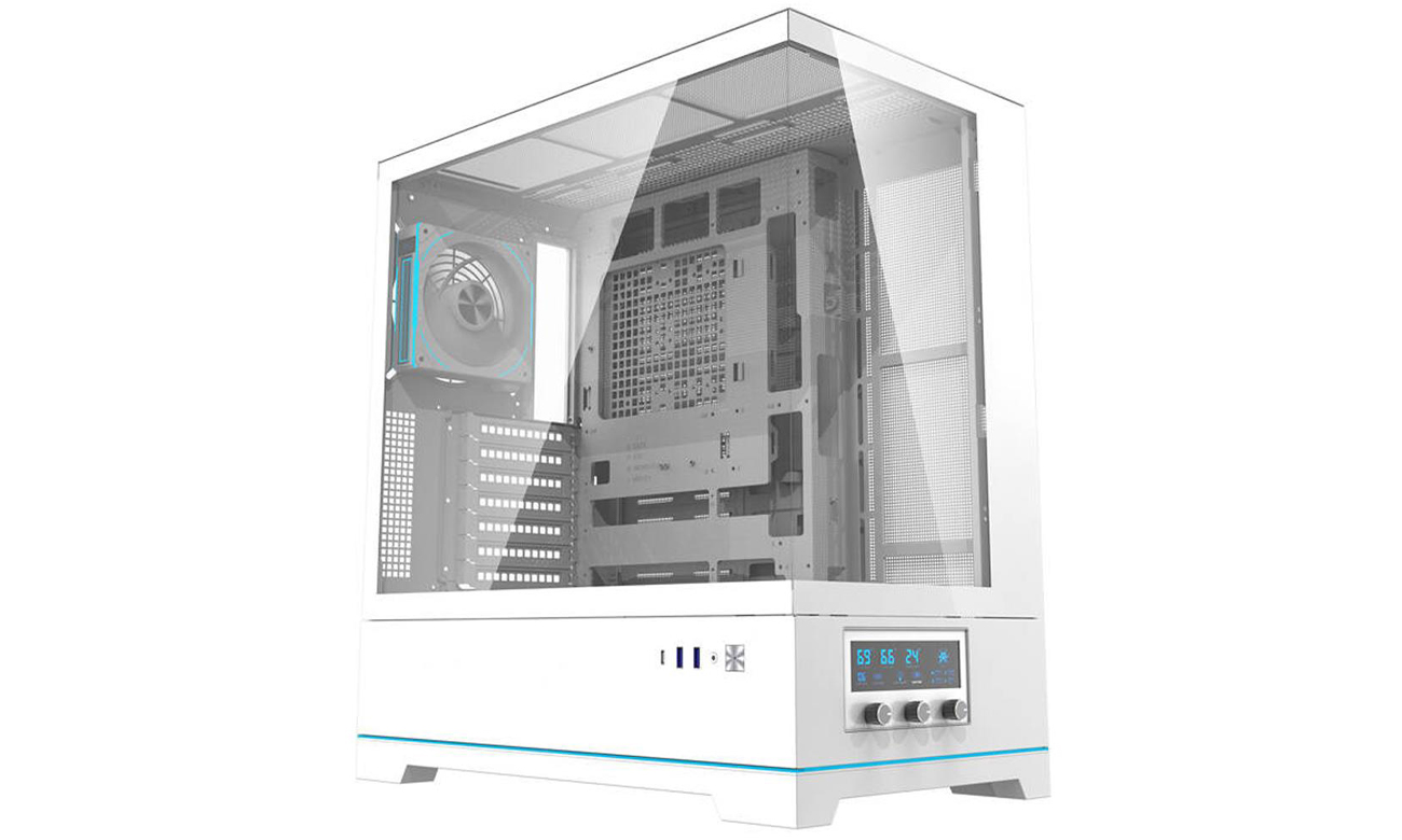 Gehäuse DarkFlash DY451 PRO Weiß