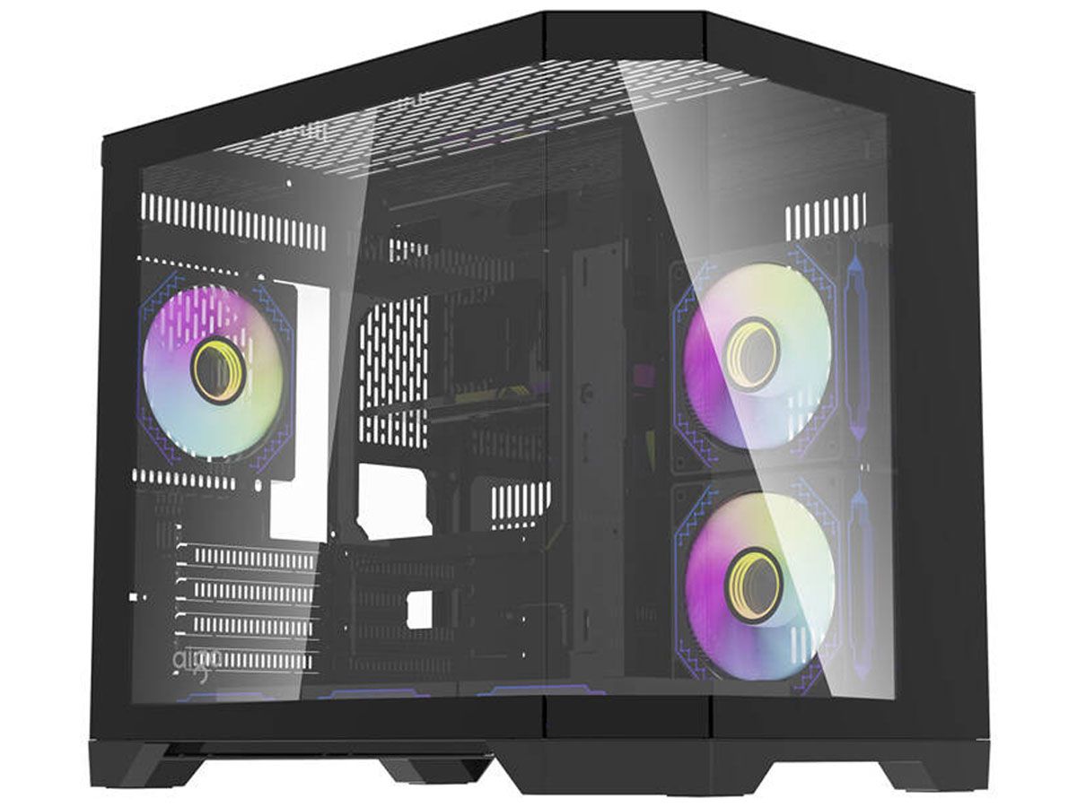 Gehäuse DarkFlash FT418 Black ARGB