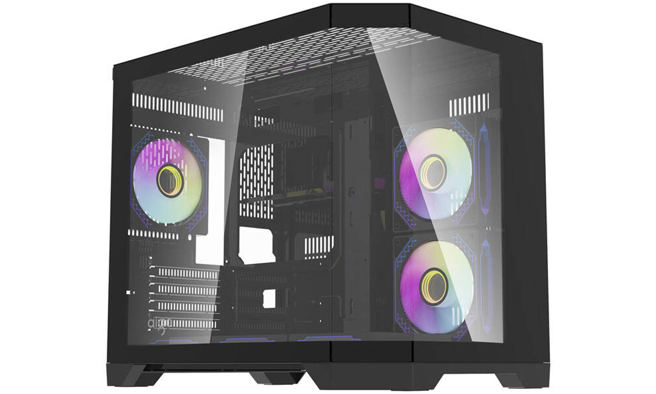 Gehäuse DarkFlash FT418 Black ARGB