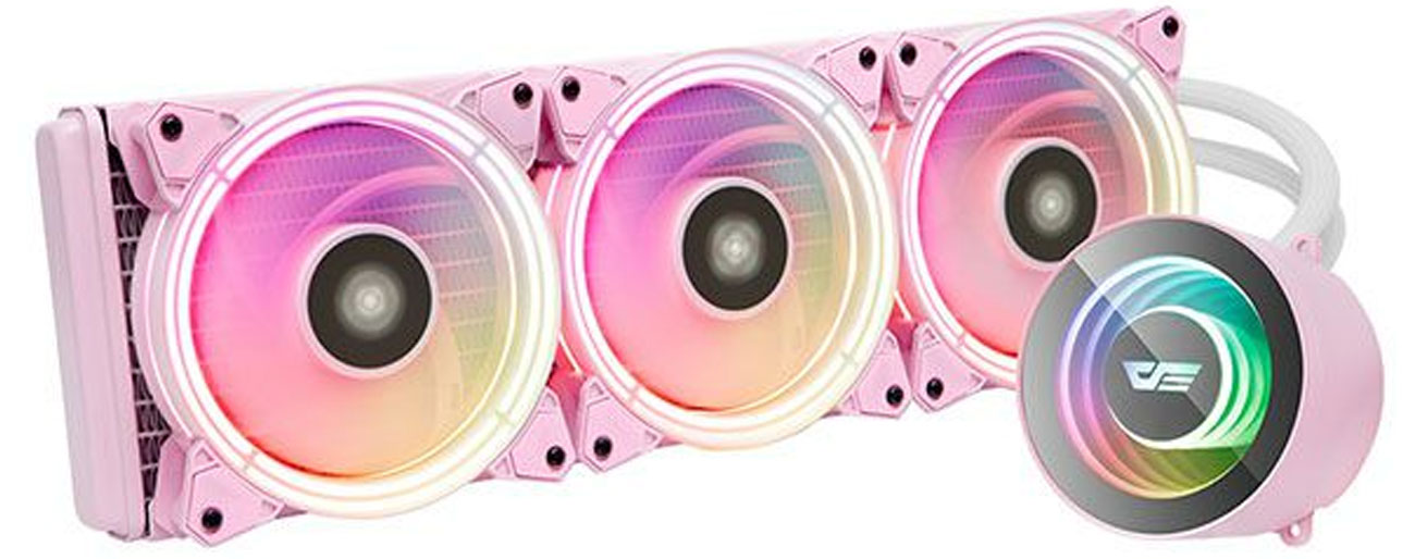 DarkFlash TR360 RGB Pink 3x120mm