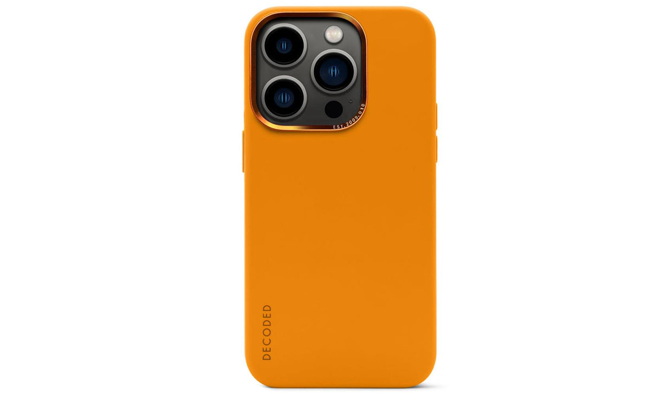 Etui Decoded AntiMicrobial Back Cover für iPhone 14 Pro Max apricot
