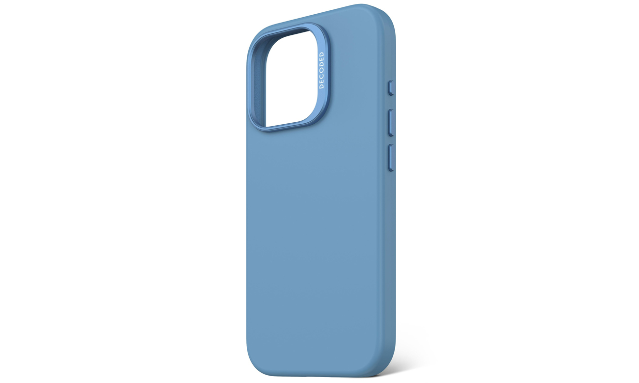 Decoded AntiMicrobial Silikonhülle für iPhone 16 Pro MagSafe air blue
