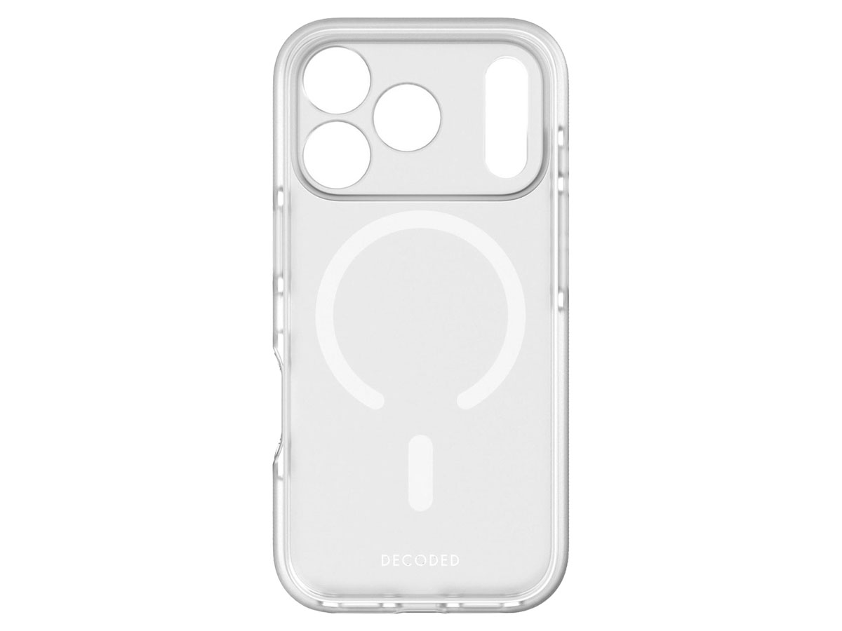 Decoded DropTec Transparent Backcover Frosted White für iPhone 17 Pro
