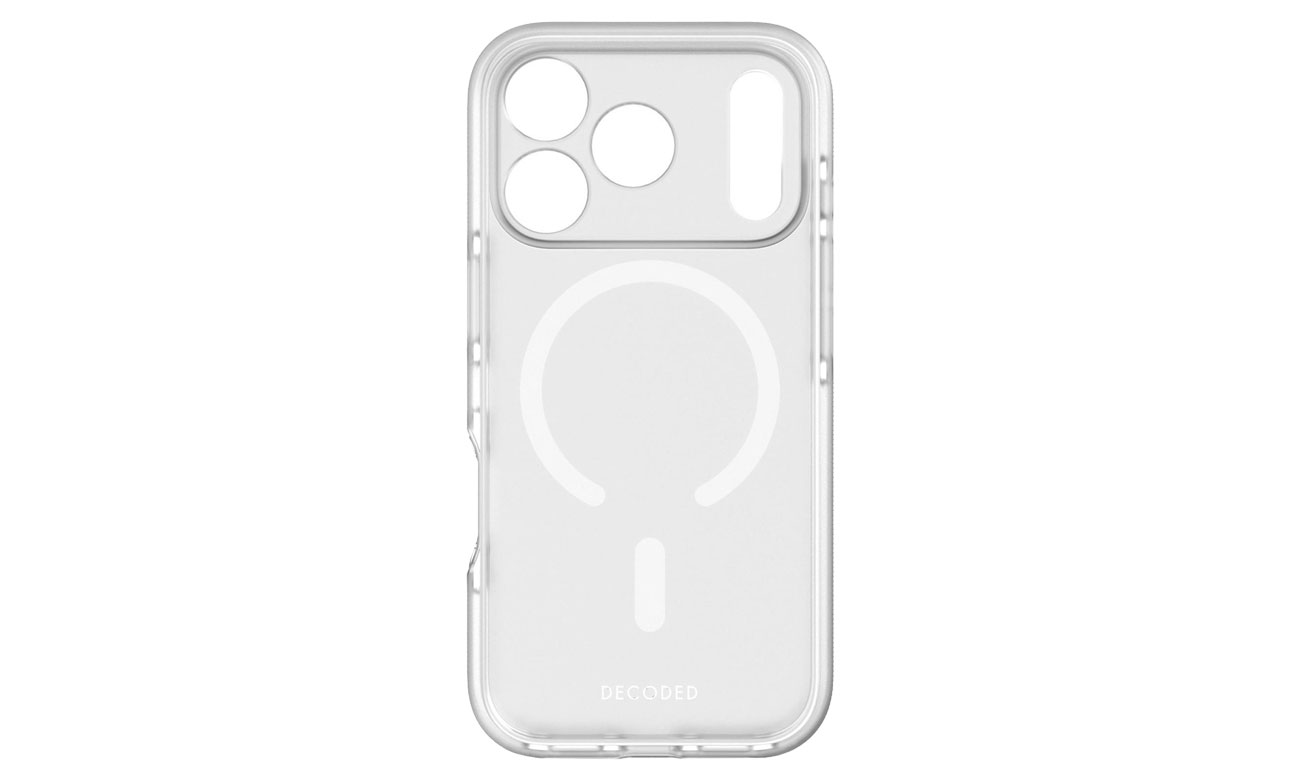 Decoded DropTec Transparent Backcover Frosted White für iPhone 17 Pro