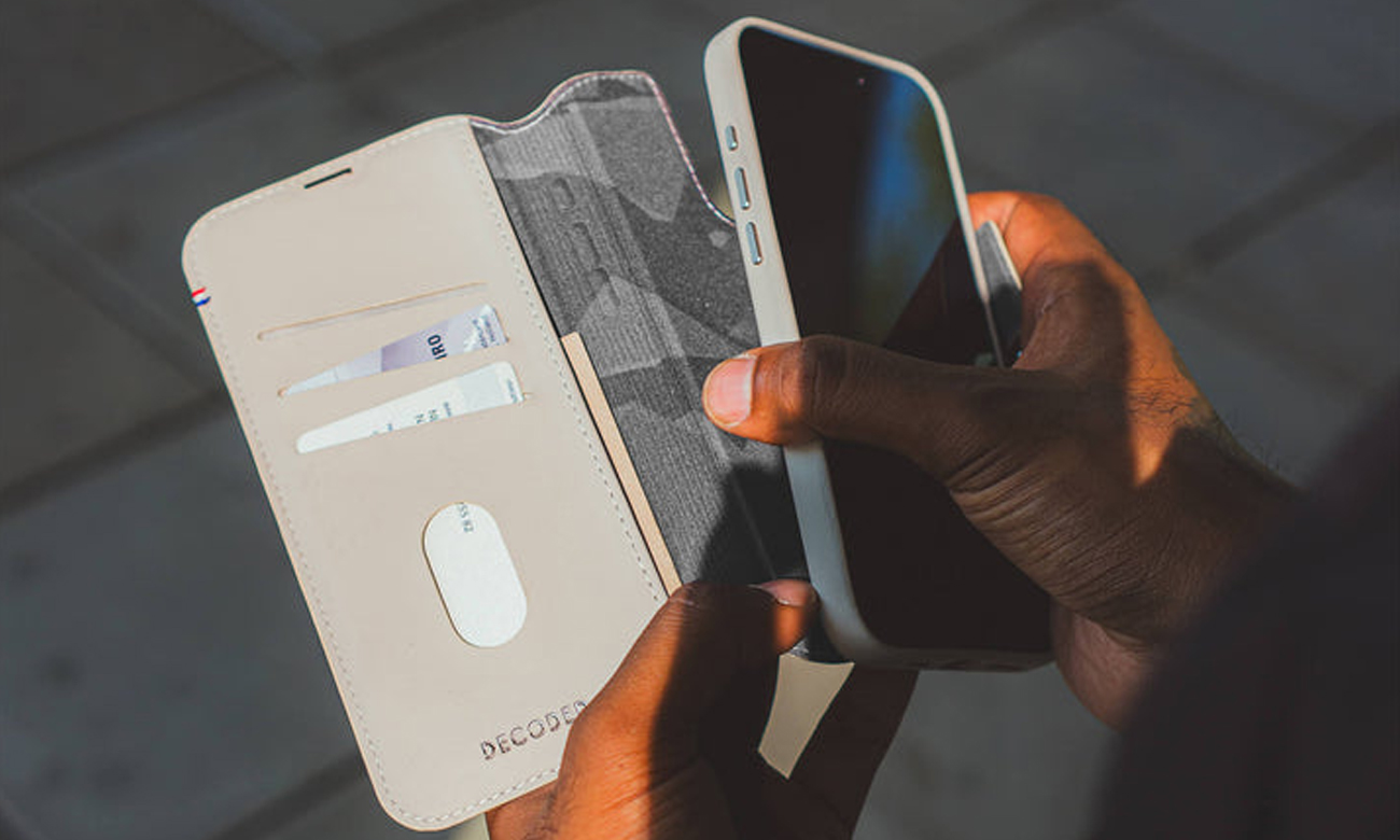 Etui Decoded Leather Detachable Wallet abnehmbare Stütze