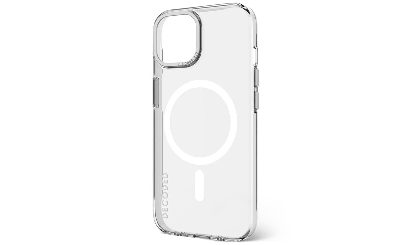 Etui Decoded Recycled Plastic Clear Case pierścień MagSafe