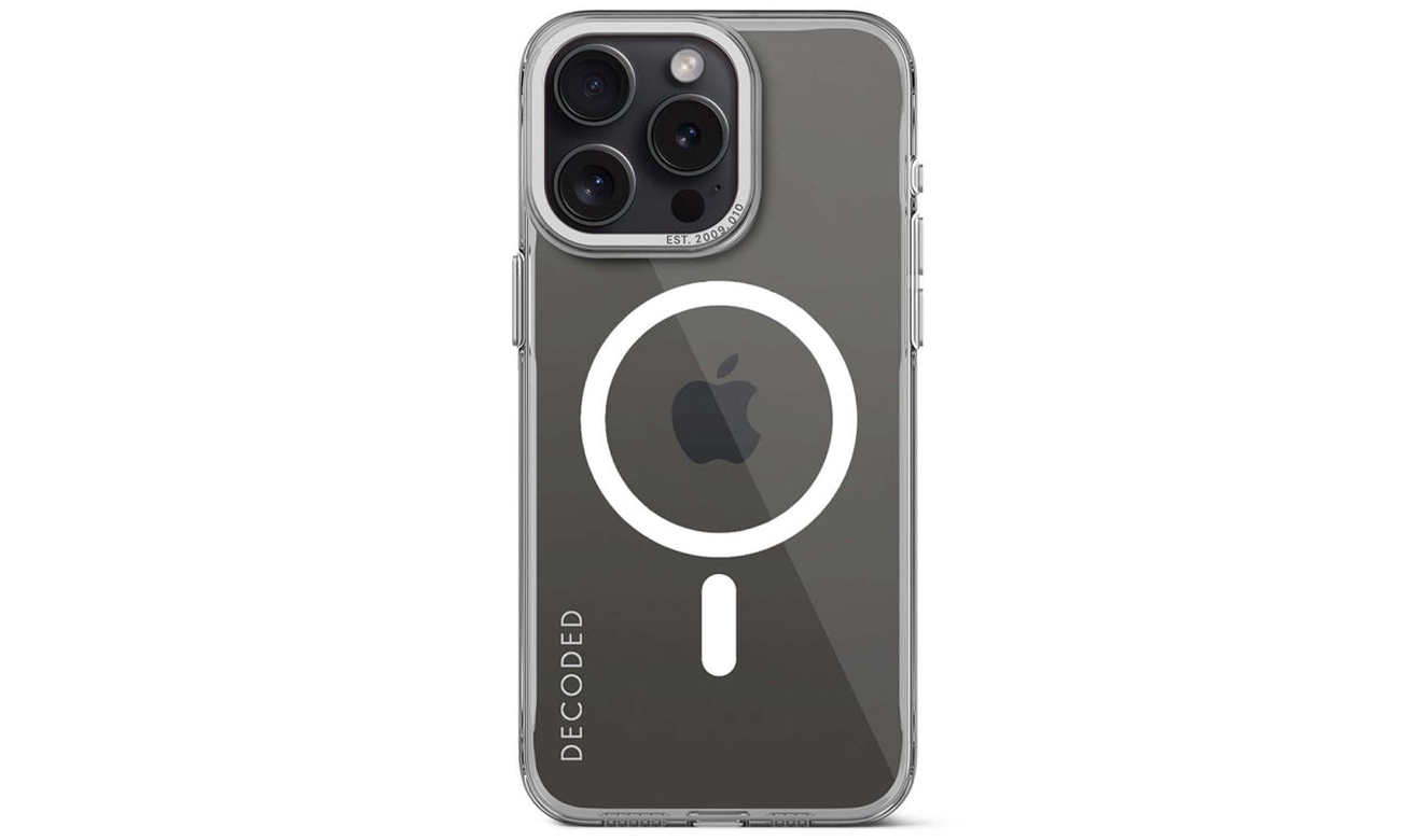 Etui Decoded Recycled Plastic Clear Case do iPhone 15 Pro Max transparent