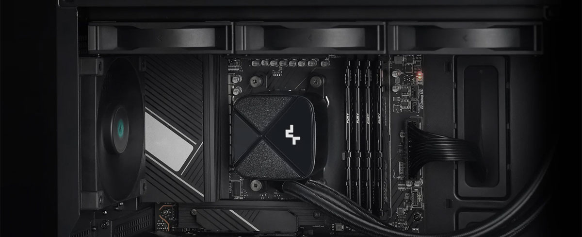 Deepcool LS720S Zero Dark 3x120mm