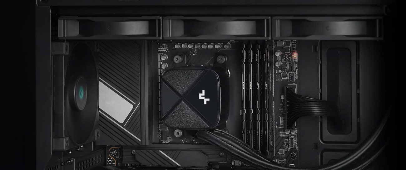 Deepcool LS720S Zero Dark 3x120mm