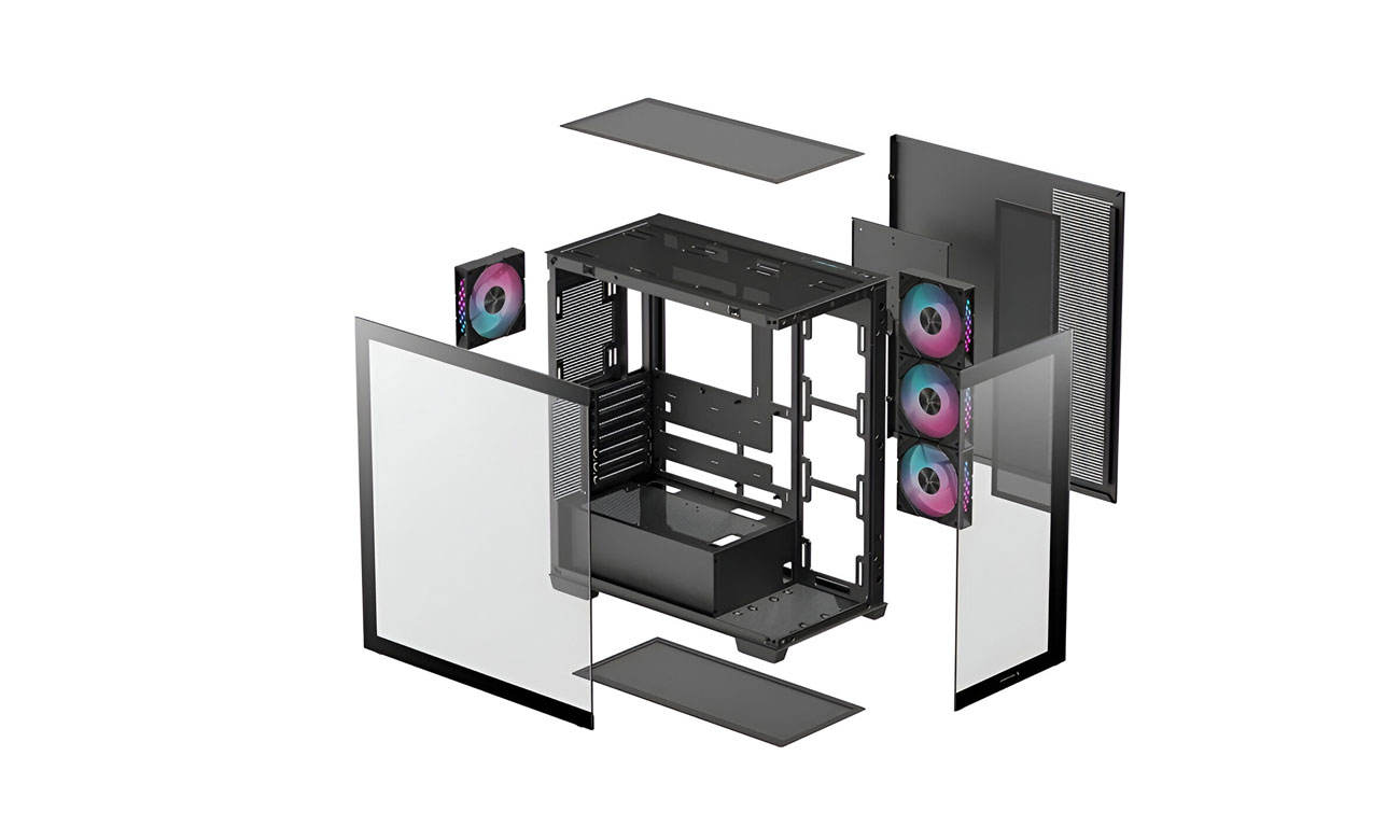 Deepcool  CG580 4F Schwarz