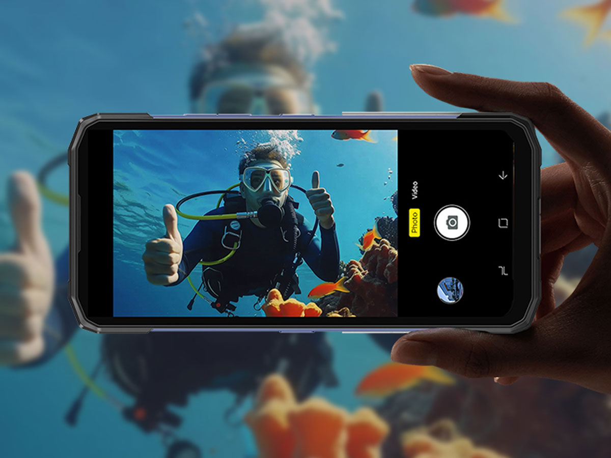 Smartphone Doogee Blade 20 Unterwasseraufnahme