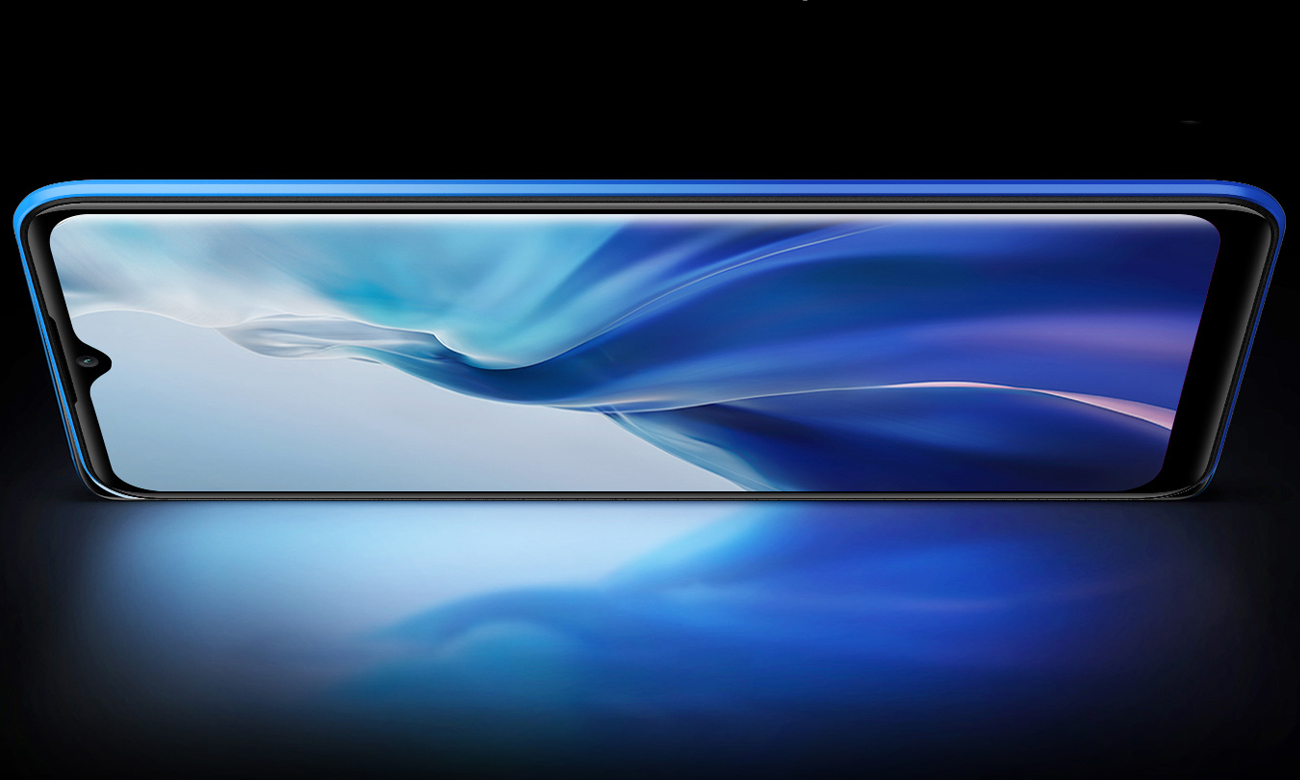 Bildschirm mit einer Größe von 6,52 Zoll