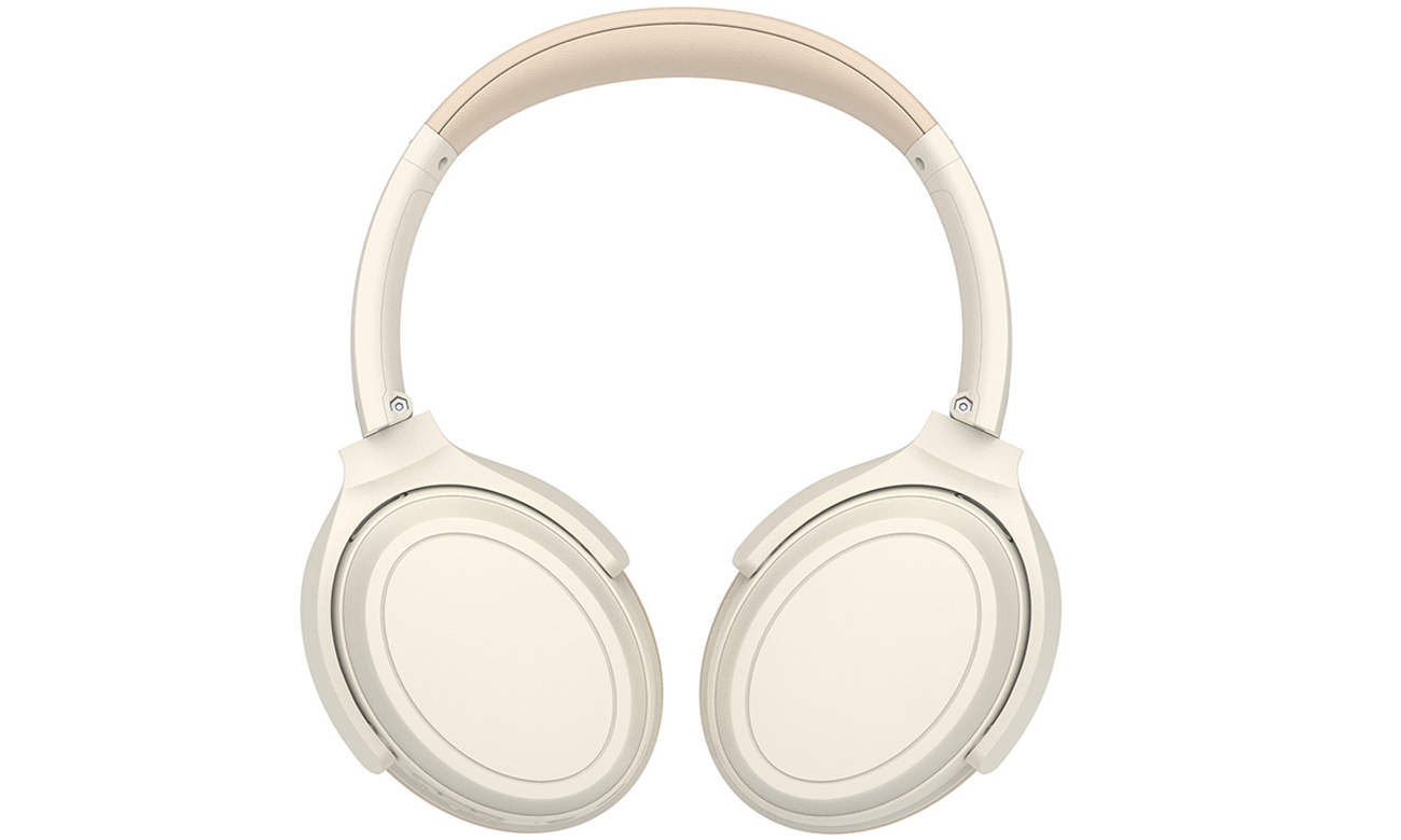 Słuchawki bezprzewodowe Edifier WH700NB Beżowe - Nauszniki złożone na płasko